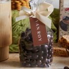 Close up of products in The Luxury Coffee Lover's Hamper, part of luxury gift hampers from hampers.com UK