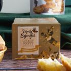 Close up of products in The Christmas Cracker Hamper, a luxury Christmas gift hamper at hampers.com UK