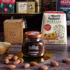 Close up of products in The Traditional Christmas Hamper, a luxury Christmas gift hamper at hampers.com UK