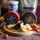 Close up of products in The Magnificent Christmas Hamper, a luxury Christmas gift hamper at hampers.com UK
