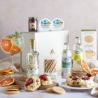 Main image of Gin Lovers Cream Tea Hamper, a luxury gift hamper from hampers.com UK