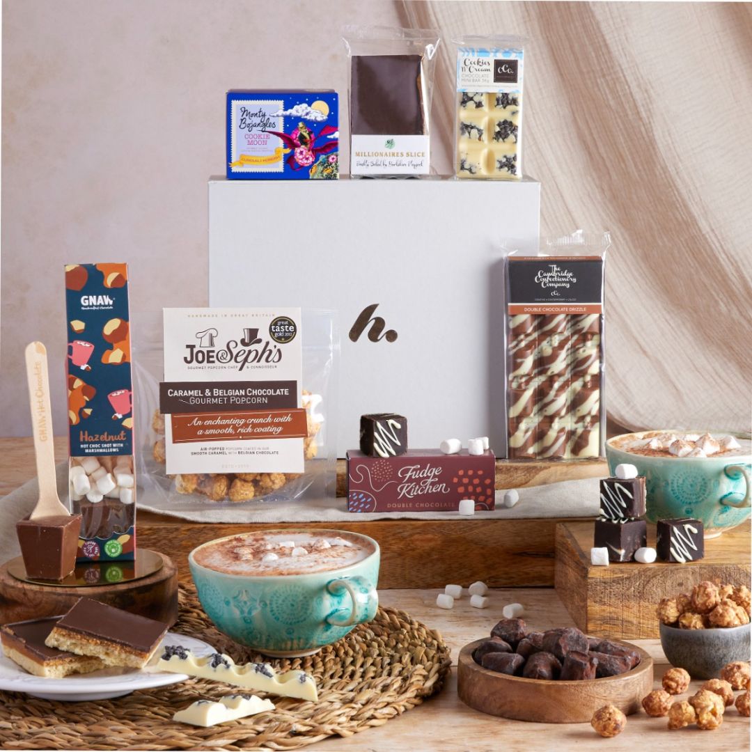 Main image of The Classic Chocolate Hamper, a luxury gift hamper from hampers.com UK