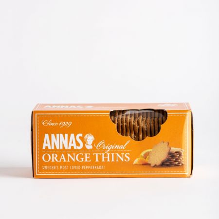 Orange Thins by Anna's, part of luxury gift hampers at hampers.com