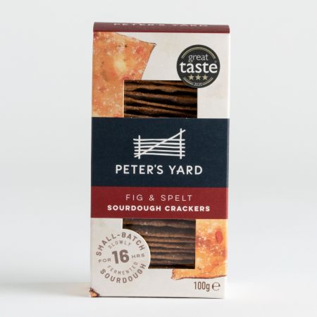 Peter's Yard Fig & Spelt Sourdough Crackers 100g