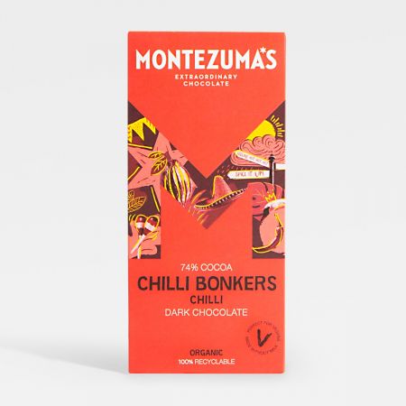 90g 'Chilli Bonkers' Dark Chocolate with Chilli by Montezuma's