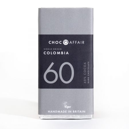 Choc Affair Columbian 60% Dark Chocolate Bar