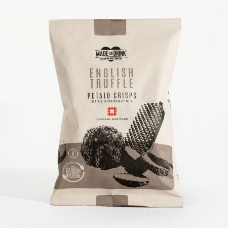 40g Made For Drink Truffle Crisps, part of luxury gift hampers at hampers.com