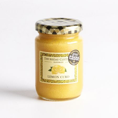 210g Strawberry Jam with Champagne by Thursday Cottage, part of luxury gift hampers at hampers.com