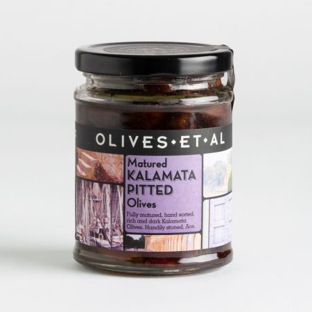 250g Olives et al Kalamata Pitted Olives, part of luxury gift hampers at hampers.com