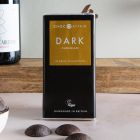 Close up of products in Red Wine & Dark Chocolate Gift Box, a luxury gift hamper at hampers.com