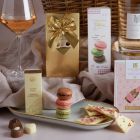 Close up of products in Luxury Rosé Hamper, a luxury gift hamper at hampers.com