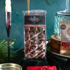 Close up of products in The Holly Jolly Gift Box, a luxury Christmas gift hamper at hampers.com UK