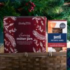 Close up of products in The Classic Christmas Food & Wine Hamper, a luxury Christmas gift hamper at hampers.com UK