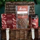 Close up of products in Luxury Bearing Gifts Christmas Hamper, a luxury Christmas gift hamper at hampers.com UK