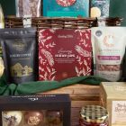 Close up of products in The Traditional Christmas Hamper, a luxury Christmas gift hamper at hampers.com UK