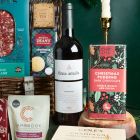 Close up of products in The Traditional Christmas Hamper, a luxury Christmas gift hamper at hampers.com UK