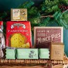 Close up of products in Luxury Family Sharing Christmas Hamper, a luxury Christmas gift hamper at hampers.com UK