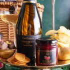 Close up of products in Luxury Family Sharing Christmas Hamper, a luxury Christmas gift hamper at hampers.com UK