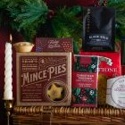 Close up of products in The Magnificent Christmas Hamper, a luxury Christmas gift hamper at hampers.com UK
