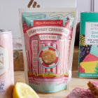 Close up of products in Gin & Treats Hamper, a luxury gift hamper at hampers.com