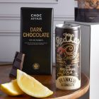 Close up of products in Rum & Treats Hamper, a luxury gift hamper at hampers.com