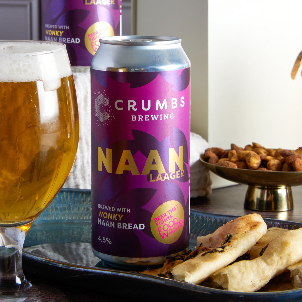 Crumbs Naan Lager Can 
