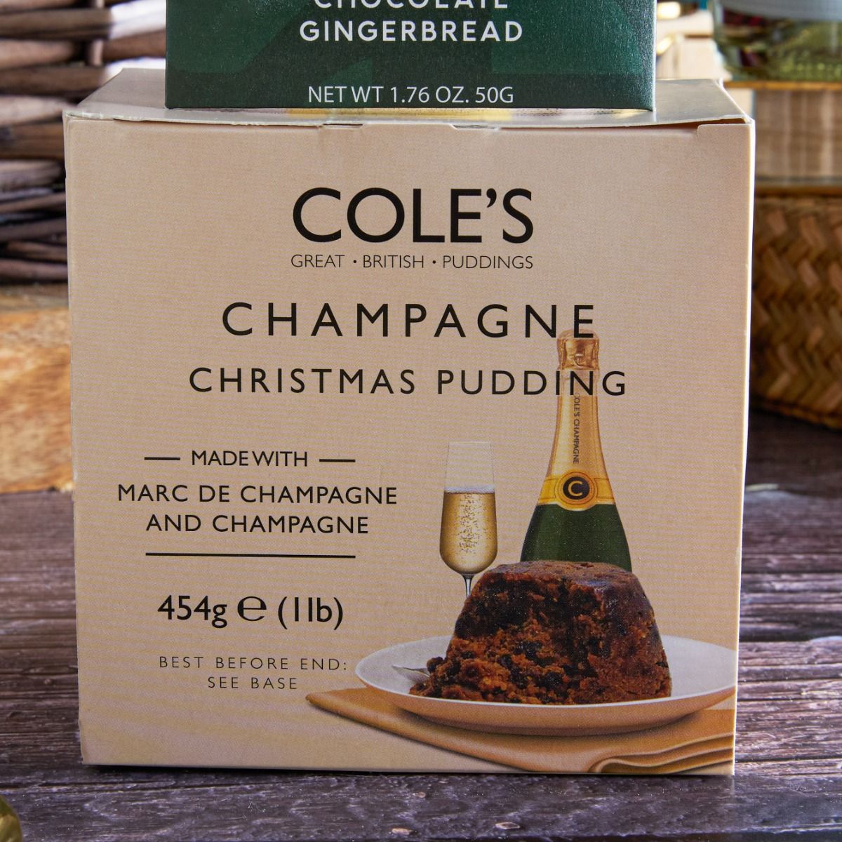 Champagne Christmas Pudding by Coles